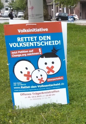 Plakat der Volksentscheid-Initiative