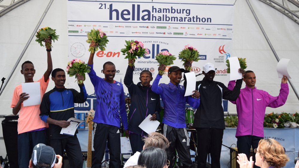 hella Halbmarathon: Siegerehrung im Vorjahr